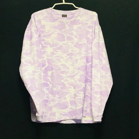 nwt purple tie-die manstash longsleeve - Picture 2 of 5